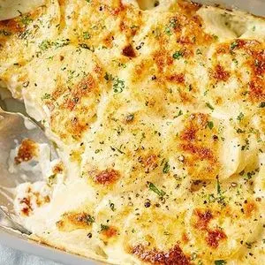 Vegetarian Gluten-Free Slow-cooker potato gratin — French recipe