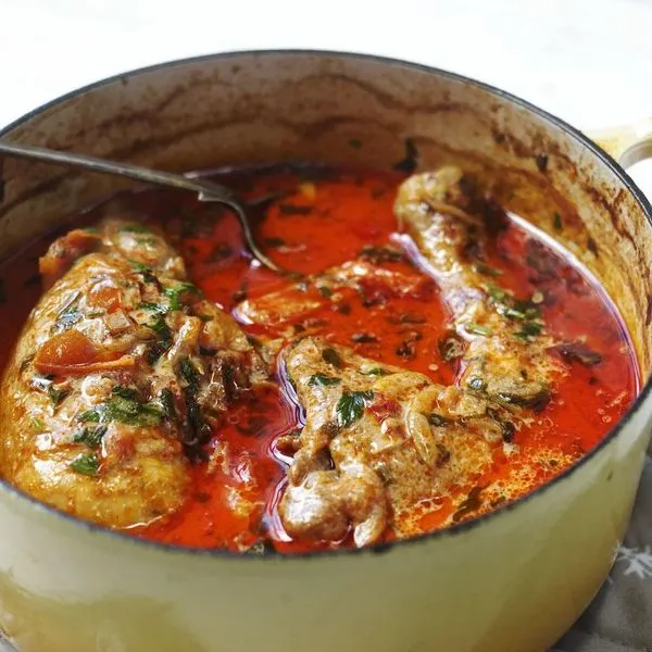 Nut-Free Shellfish-Free Chicken paprika — Mediterranean recipe