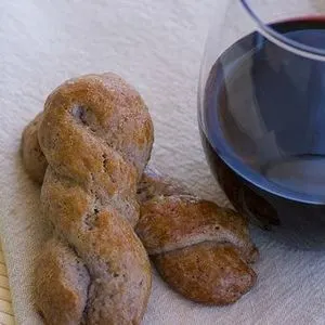 Vegetarian Dairy-Free Italian Wine Biscuits — Italian recipe