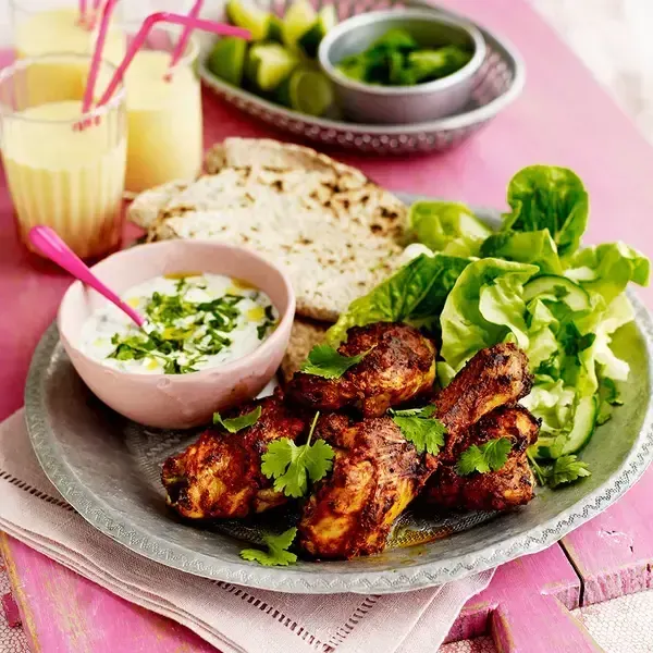 Gluten-Free Keto Indian-style baked chicken — Mediterranean recipe