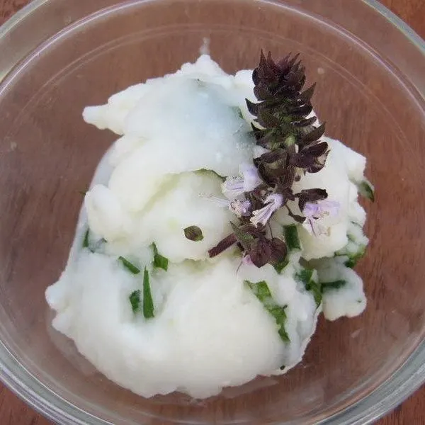 Vegan Vegetarian Thai Basil, Coconut and Lime Sorbet — South east asian recipe