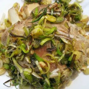 Nut-Free Shellfish-Free Beer Braised Pork Shanks — Mediterranean recipe
