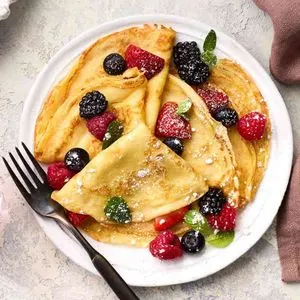 Vegetarian Nut-Free Dessert Crêpes — French recipe