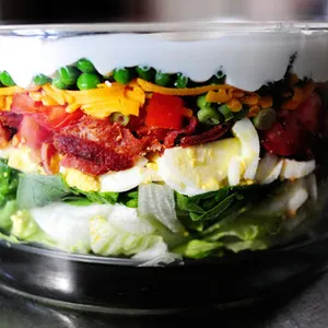 Gluten-Free Nut-Free Layered Salad recipes — American recipe