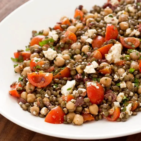 Vegetarian Gluten-Free Slow-Cooker Mediterranean Lentil Salad — Mediterranean recipe