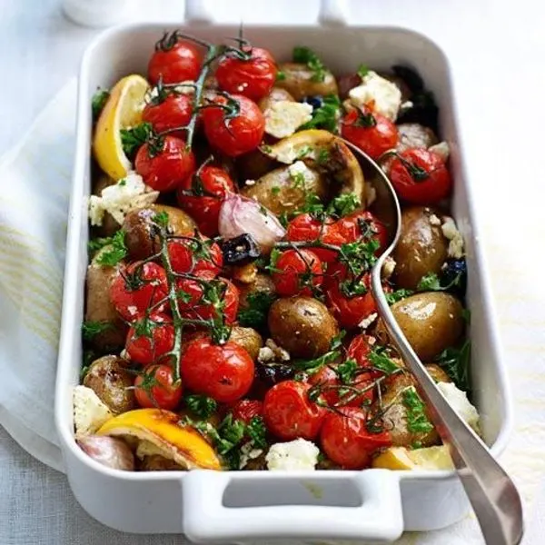 Vegetarian Gluten-Free Vegetarian potato dish — Mediterranean recipe