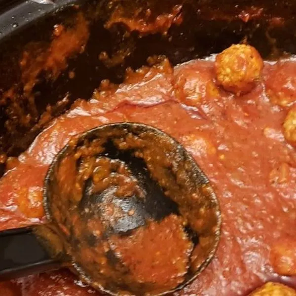 Dairy-Free Nut-Free Meatballs in Italian Spaghetti sauce — Italian recipe