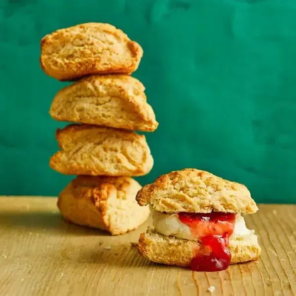 Vegetarian Nut-Free Air-fryer scones — British recipe
