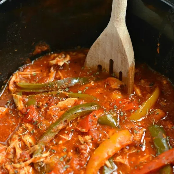Gluten-Free Dairy-Free Crockpot Italian Chicken and Peppers — Italian recipe