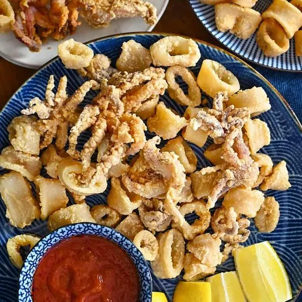 Gluten-Free Dairy-Free Crispy Fried Calamari (Gluten-Free, Paleo) – Air Fryer or Stovetop — Italian recipe