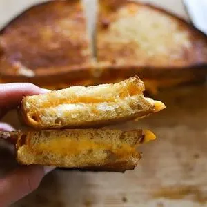 Vegetarian Nut-Free Easy Air Fryer Grilled Cheese Recipe — American recipe