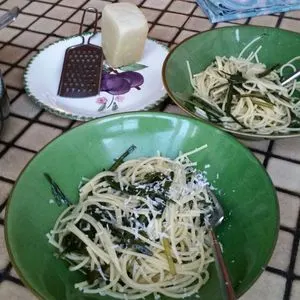 Vegan Vegetarian Pasta with Dandelion Greens — Italian recipe