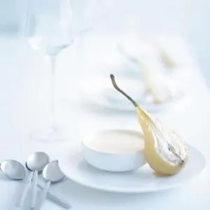 Vegan Vegetarian Dessert-Wine-Poached Pears — French recipe