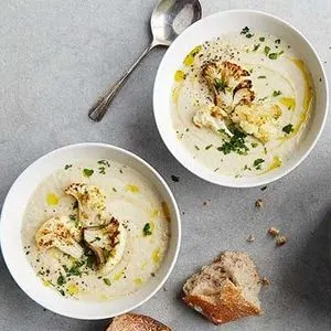 Gluten-Free Nut-Free Cauliflower soup — American recipe