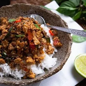Dairy-Free Nut-Free Thai Basil Stir Fry (Vegan) — American recipe