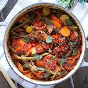 Vegan Vegetarian Mixed Mediterranean Vegetable Bake — Mediterranean recipe