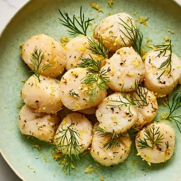 Gluten-Free Dairy-Free Air Fryer Scallops — Mediterranean recipe