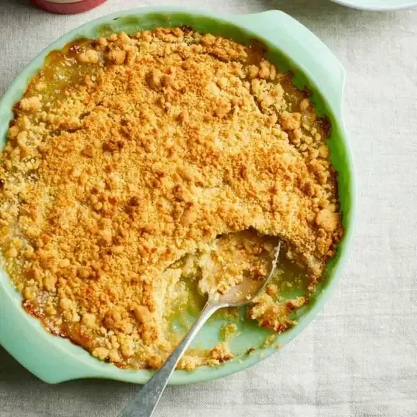 Vegan Vegetarian Vegan apple crumble — American recipe