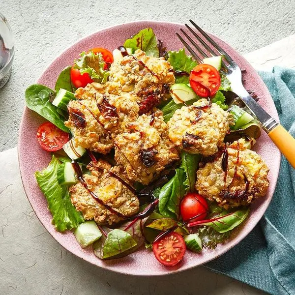 Vegan Vegetarian Mediterranean tofu clusters — Mediterranean recipe