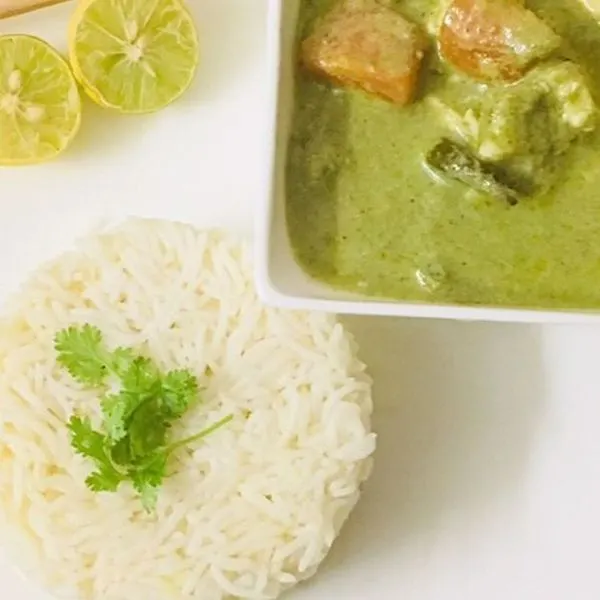 Vegetarian Gluten-Free Paneer thai green curry — South east asian recipe