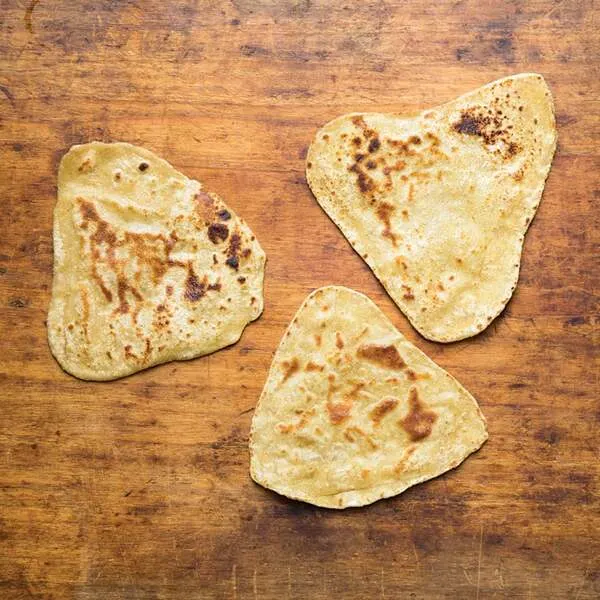 Vegetarian Nut-Free Paratha (Indian Layered Flatbread) — Indian recipe