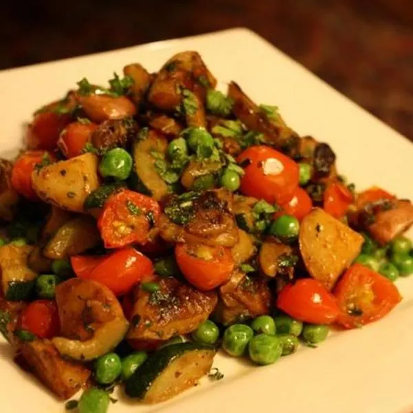 Vegan Vegetarian Mediterranean Vegetable Hash — Mediterranean recipe
