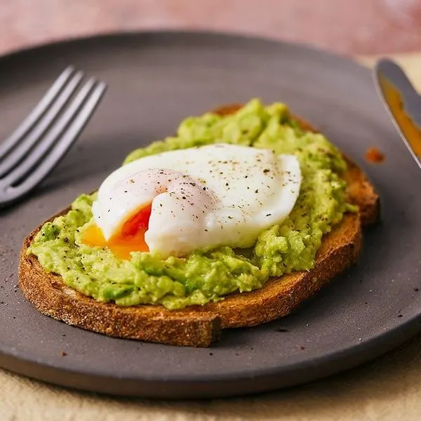 Vegetarian Gluten-Free Air fryer poached egg — British recipe
