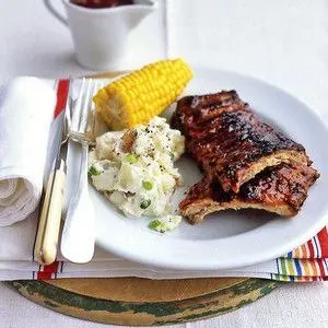 Gluten-Free Dairy-Free Pork Ribs With Barbecue Sauce — American recipe