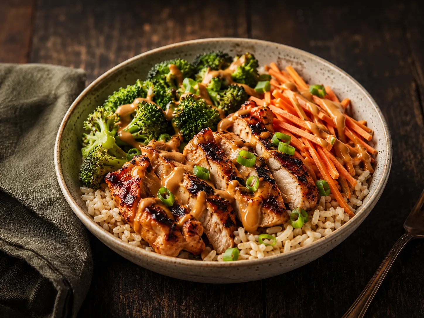 Gluten-Free Dairy-Free Creamy Maple Chicken Harvest Bowls — American recipe