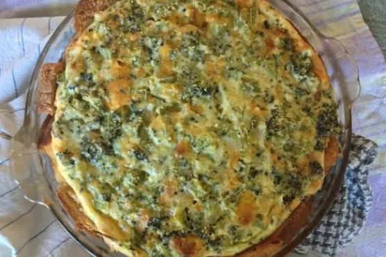 Nut-Free Shellfish-Free Simple Broccoli Cheddar Quiche — Mediterranean recipe