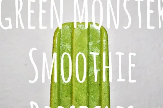 Gluten-Free Keto Green Monster Smoothie Popsicles