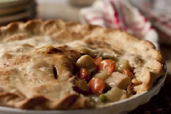 Dairy-Free Keto 4 Ingredient Chicken Pot Pie