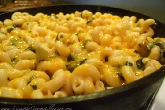 Vegetarian Nut-Free Awesome! No Bake ~ Macaroni and Cheese — American recipe