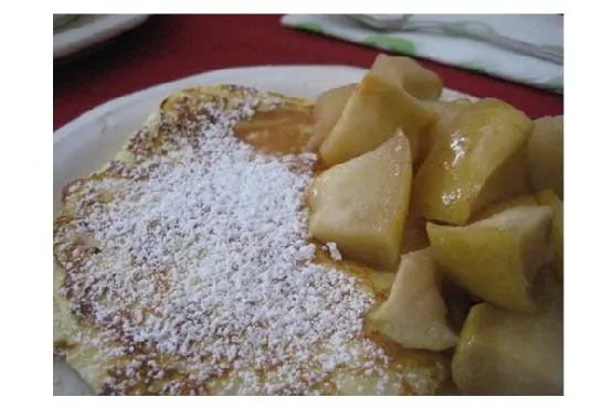 Vegetarian Nut-Free Baked Apple Pancake