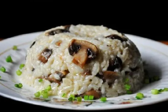 Vegan Vegetarian Brown Rice Mushroom Pilaf