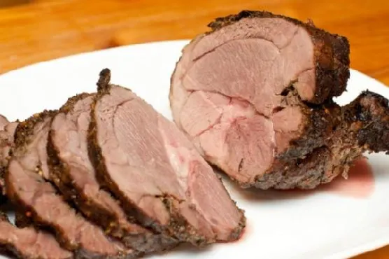 Gluten-Free Dairy-Free Easy Garlic Roast Leg Of Lamb With Rosemary and Parsley