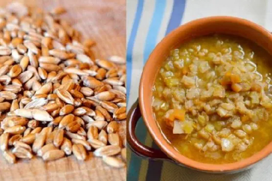 Nut-Free Shellfish-Free Farro & Leek Soup