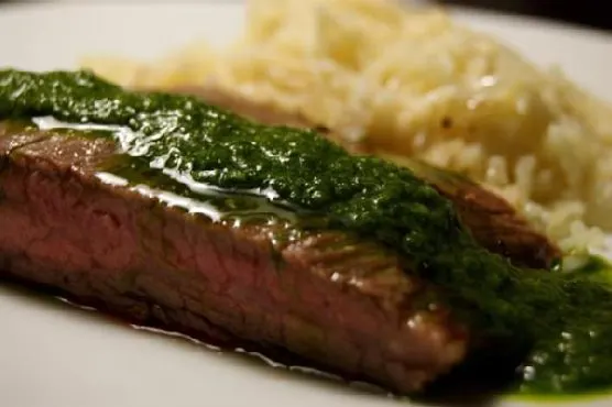 Gluten-Free Dairy-Free Flank Steak With Chimichurri Sauce — South American recipe