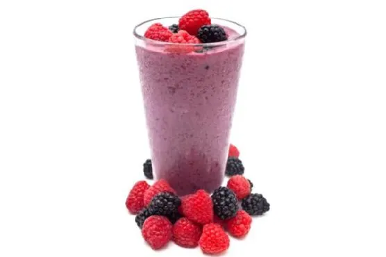 Vegetarian Gluten-Free Four-Berry Blast Fruit Smoothie