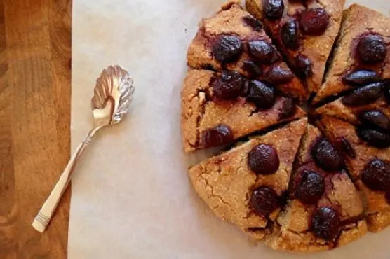 Vegetarian Egg-Free Fresh Cherry Scones — English recipe