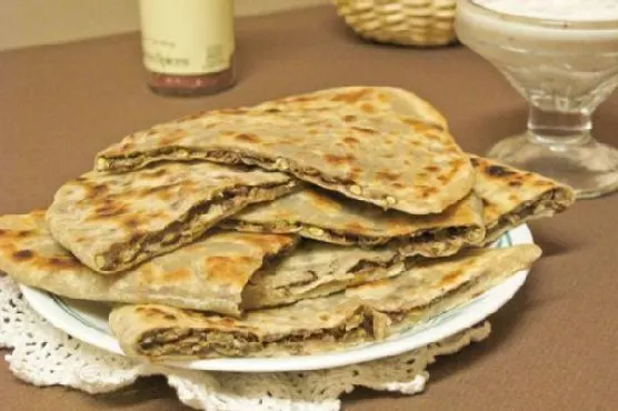 Vegetarian Nut-Free Middle Eastern Stuffed Lentil Zatar Bread — Middle Eastern recipe