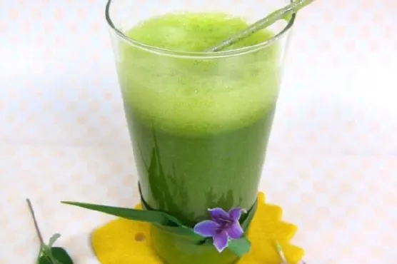 Vegetarian Gluten-Free Pandan Smoothie