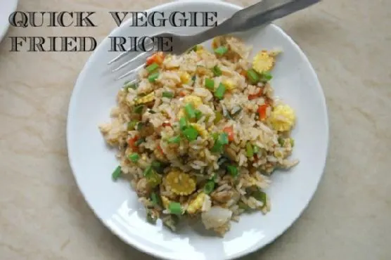 Vegan Vegetarian Skinny Veggie Fried Rice — Chinese recipe
