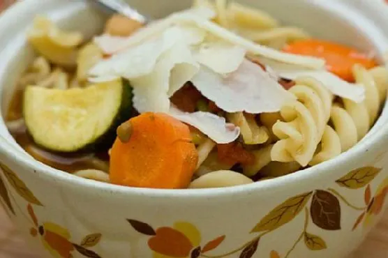 Dairy-Free Nut-Free Slow Cooker Minestrone Soup — Mediterranean recipe