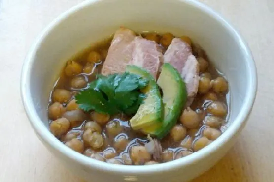 Gluten-Free Dairy-Free Slow Cooker: Pork and Garbanzo Beans
