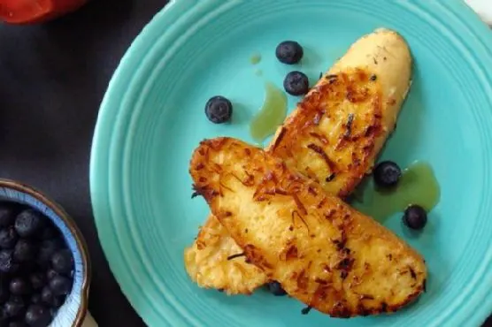 Vegetarian Nut-Free Spicy Coconut French Toast — American recipe