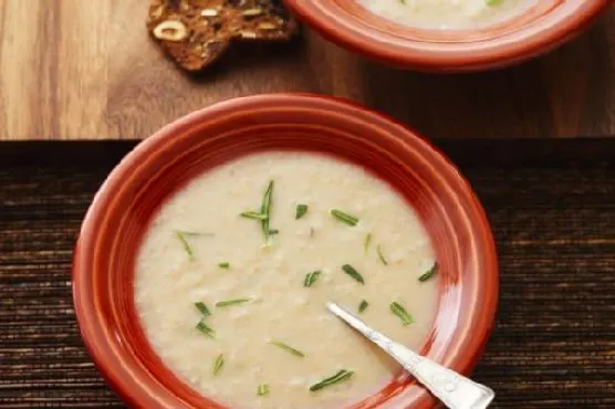 Vegan Vegetarian Tuscan White Bean Soup with Olive Oil and Rosemary