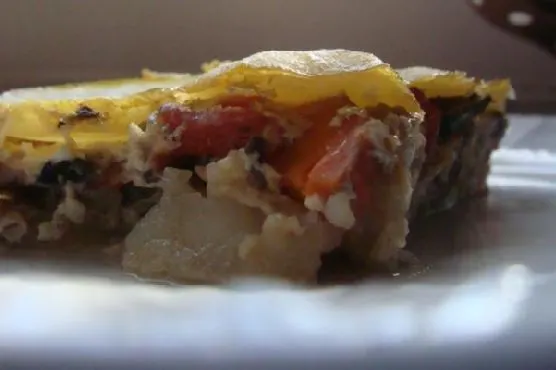 Vegetarian Nut-Free Vegetarian Moussaka With Portabella — Mediterranean recipe