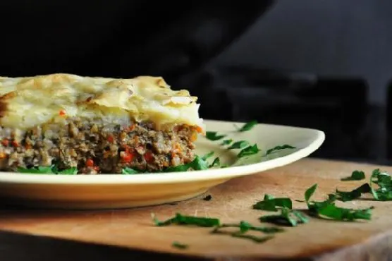 Gluten-Free Dairy-Free Vegetarian Mushroom Shepherd's Pie — English recipe
