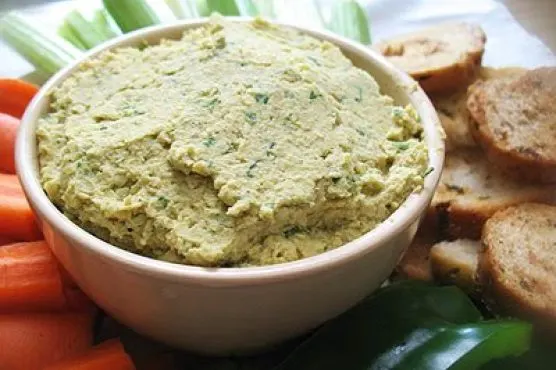 Vegan Vegetarian Spicy Indian-Style Hummus — Middle Eastern recipe
